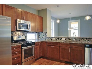 Gas Range and Tile Backsplash