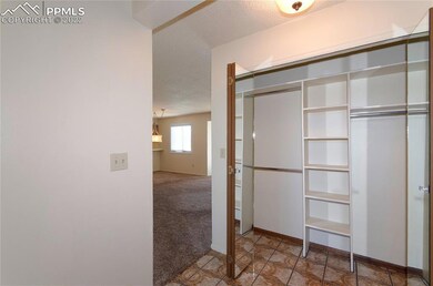 Inside view of Entry Closet