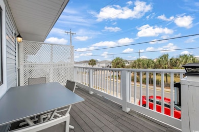 Deck featuring a residential view