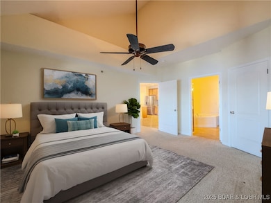 Virtually Staged Master Bedroom