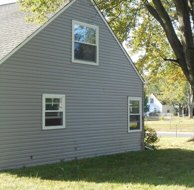 East side of home