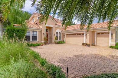 Lush landscaped yard with yard maintenance.