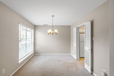 Formal dining with easy access to kitchen