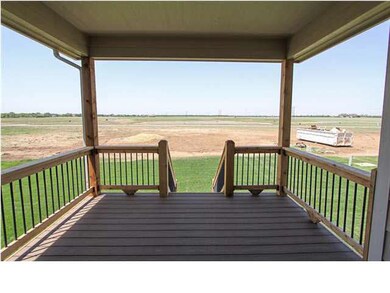 Covered Deck off Kitchen Dining area with Composit