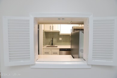 Dining Room See-Through Opening to Kitch
