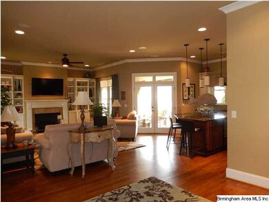 great open plan for entertaining.  Easy flow from 