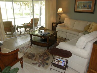 Living room with beautiful ceramic tile overlookin