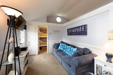 Living Area, Bedroom Beyond