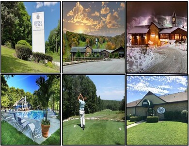 The Hidden Valley Resort, built along the natural