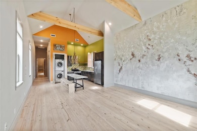 Custom plaster accent wall