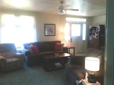 Living Room. So much natural light from large fron