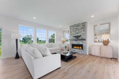 (Photo of a similar home, actual homes finished will vary) The open-concept main level.