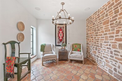 Seating area at the front entry. Floor tiles (Terr