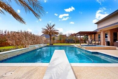 Custom deep end pool for practicing those perfect dives!