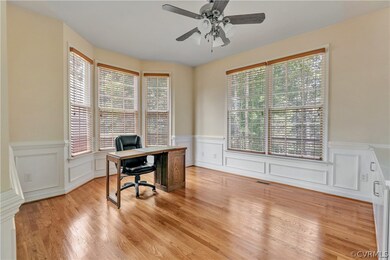 Awesome First Floor Office with great lighting and beautiful woodwork!