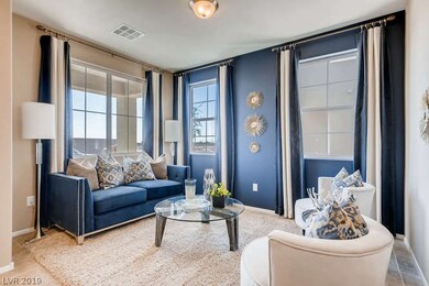 Formal Living Room.  Picture is of a model home.
