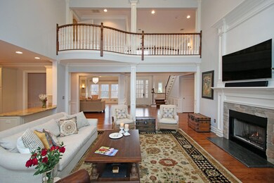 Balcony overlooking great room