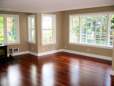 Living Room with wood stove