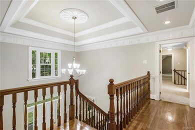 Stunning 2-story foyer - view from 2nd floor.