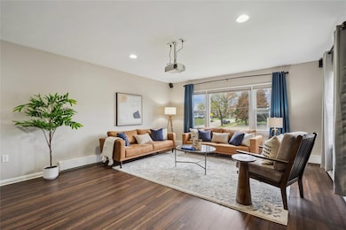 Open and large living room