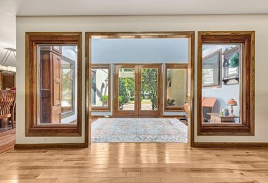 Spacious entryway.