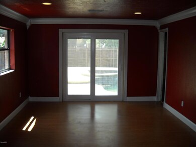 French doors in the master bedroom