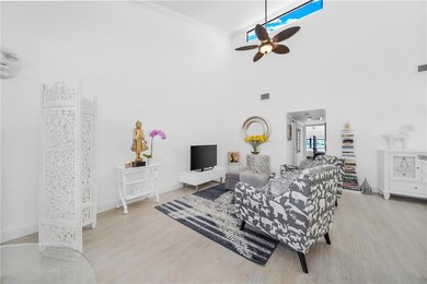 20Ft high ceiling in Living room