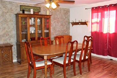 Entertain your guests in the dining room just step