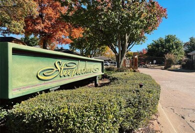 Gated entrance to the community.
