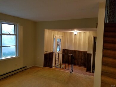 View of foyer from living room.