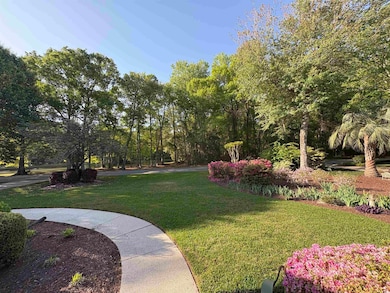 Surrounding community with a yard