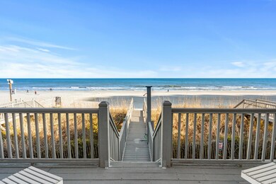 Exterior space with a view of the beach
