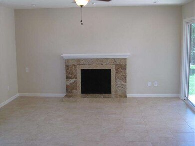 New tile at fire place.  Come 'stage