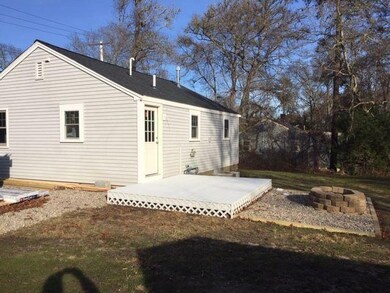 Back side Deck Firepit