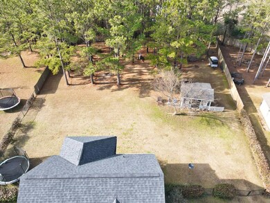 Fenced back yard