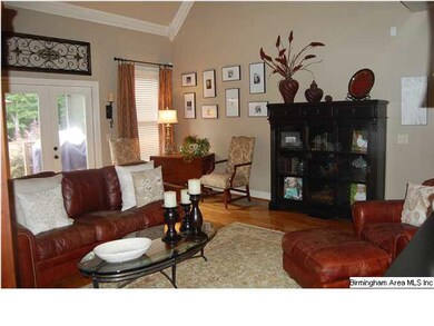 great room showing doorway to deck