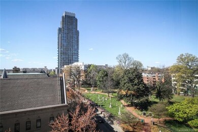 View of Fourth Ward Park from living room