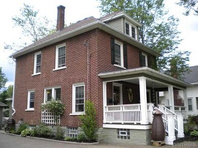 Exterior Front. This brick beauty with lovely land