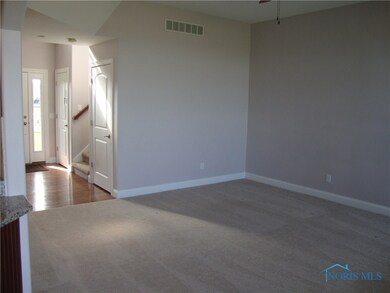 Family room looking into entry
