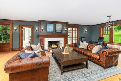Multiple set up options in this expansive living r
