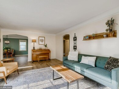 spacious living room main floor