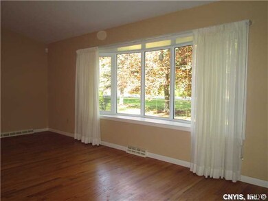 Living Room. CUSTOM BAY WINDOW WITH ETCHED GLASS F