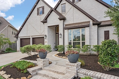 The home comes with front-facing roofline lighting