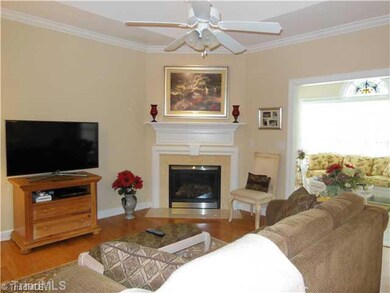 Living Room. Living Room with Gas Fireplace.