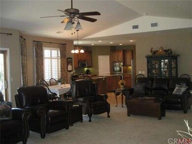Kitchen is open to family area.