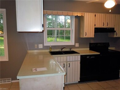 Freshly painted kitchen