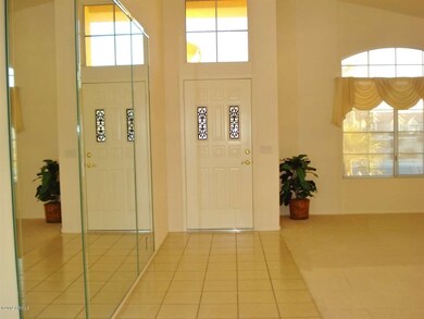 Tiled Entry Way into House