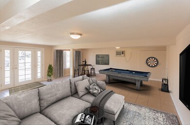Virtually Staged Rec Room