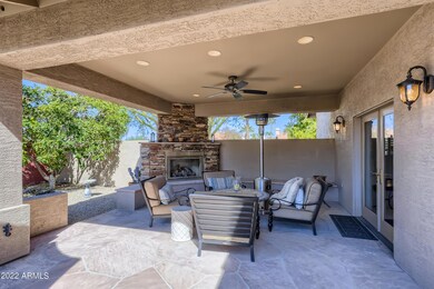 COVERED FIREPLACE PATIO