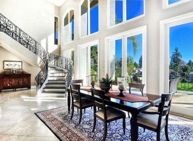 Dramatic formal entry.